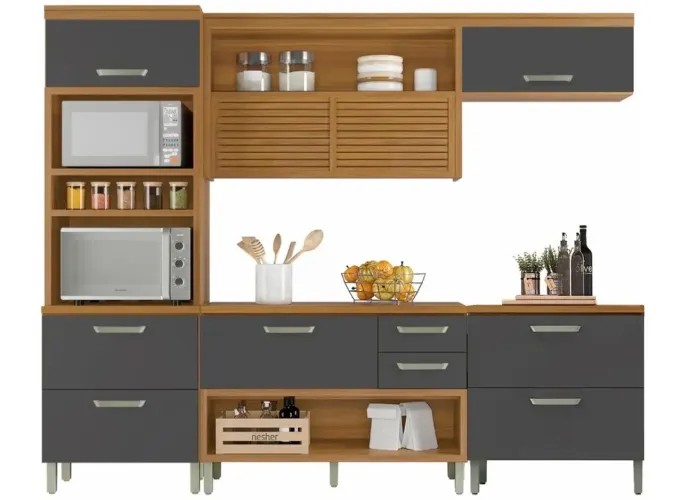 Cozinha Completa em MDF Nesher Princesa