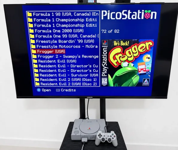SONY PLAYSTATION 1 (PS1) SCPH-5501 + PICOSTATION