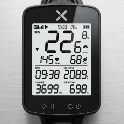 Gps Xoss G2+ Ciclocomputador Bike Bluetooth Preto