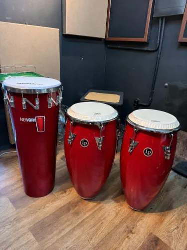 Congas LP fibra + timbal new groove
