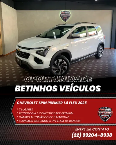 Chevrolet Spin Premier 1.8 8V Econo.flex 5P Aut. 2025