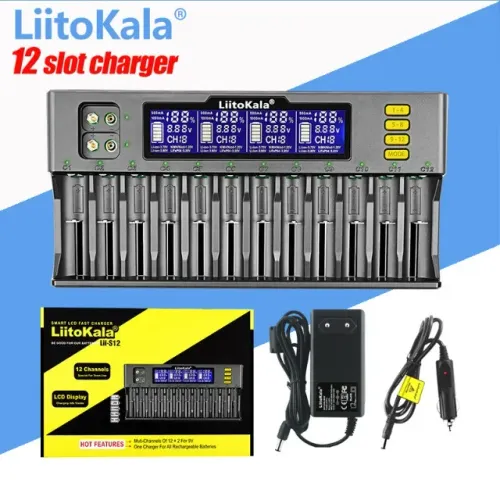 Carregador De Bateria de Liitokala Lii-S12  Original