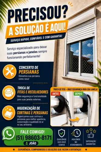 Manutenção de Persianas