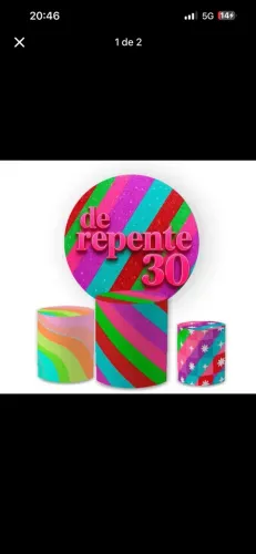Decoração de repente 30 + balões