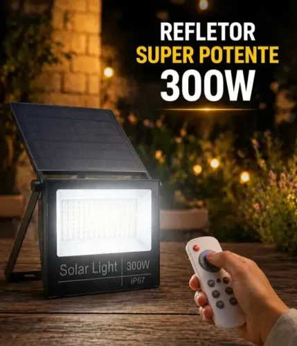 Refletor solar 300w dobravel