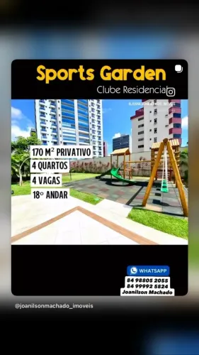 APARTAMENTO 4 suítes - LAGOA NOVA - SPORTS GARDEN