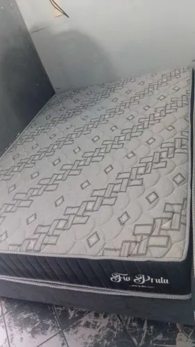 Cama box casal molas 