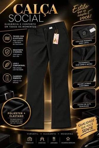Calça social feminina/tamanho 42
