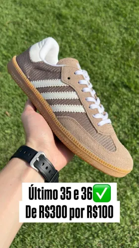 Tênis Adidas Samba Marrom Novo