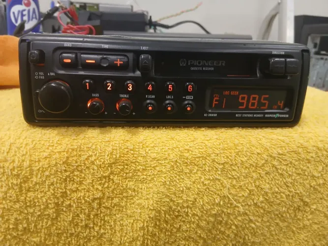 Toca fita pioneer de gaveta
