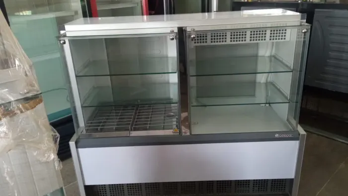 Balcão Vitrini quente e frio Gelopar
