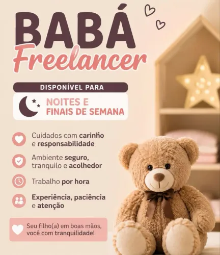 Serviços de baby-sitter 