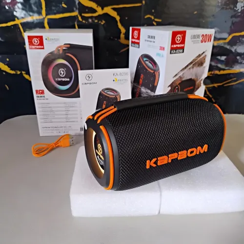 Caixa de som Bluetooth portátil Kapbom 30w com Entrega.