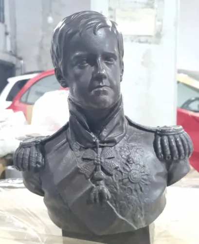 Réplica reduzida da escultura de Dom Pedro II aos 14 anos - Bronze 90/10 (Raríssimo)