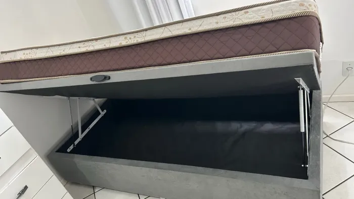 Cama Box solteiro baú