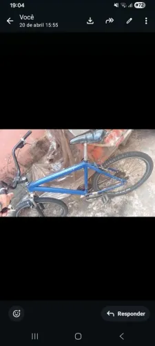 Bicicleta usada funciona todas machas