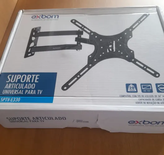 Suporte para TV articulado p/TV de 25" a 55"