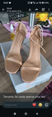 Sandália elegante 