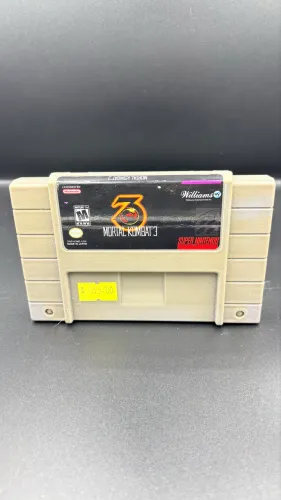 Fita cartucho original game super Nintendo mortal kombat 3 