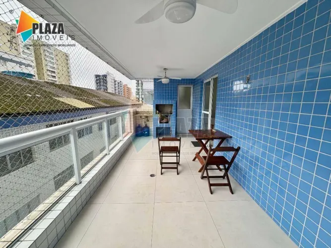 Apartamento com 2 dormitórios para alugar, 103 m² por R$ 4.200,00/mês - Canto do Forte - P
