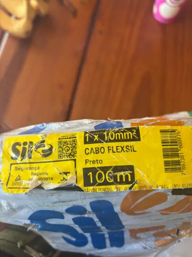 Cabo flexível fio de energia 