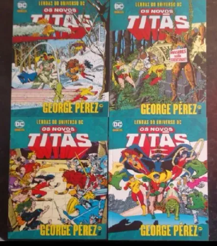 HQ Lendas do Universo DC - os Novos Titãs vol.1 a 6 e 8