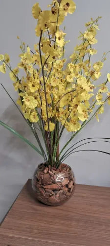 Vendo plantas artificiais orquídeas + BRINDES