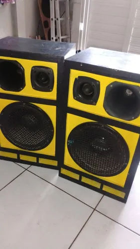 Caixas trio completas, fones de 12.
