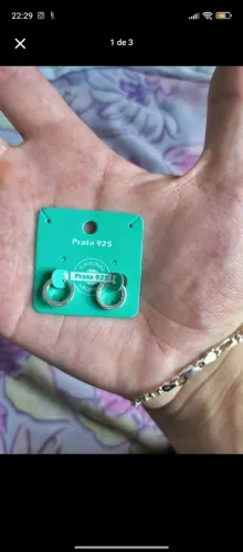 Brincos de prata 925