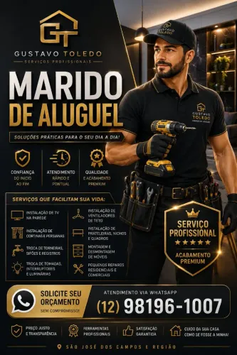 Marido de Aluguel | Gustavo Toledo - Soluções Rápidas para sua Casa!
