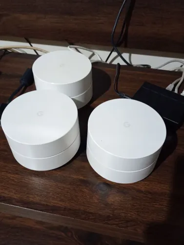 3 Roteadores Mesh Google Wi-fi AC1200 comprado nós EUA