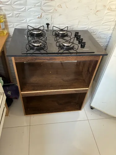 Fogão Cooktop + Armário 