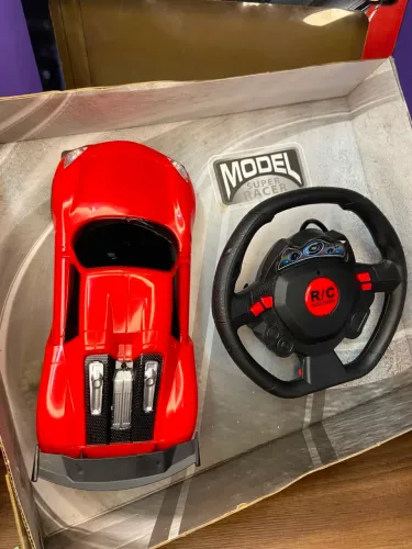 Carrinho de Plástico com Motor e Controle Remoto sem Fio - tk-1706 ToyKing