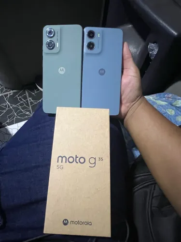 Celular g35 na caixa com nota