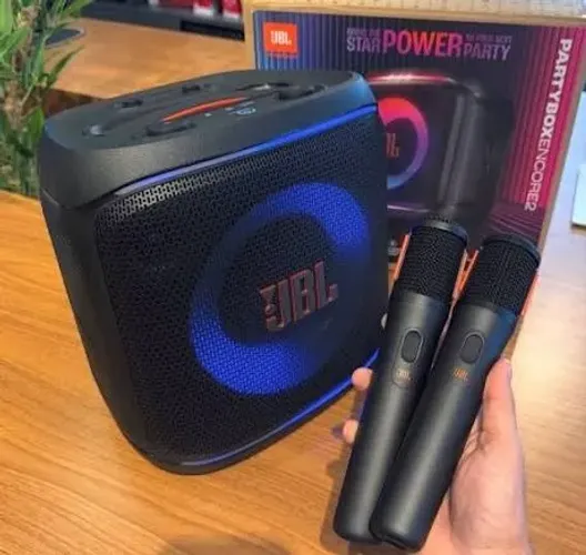 JBL Partybox encore 2 + Microfones