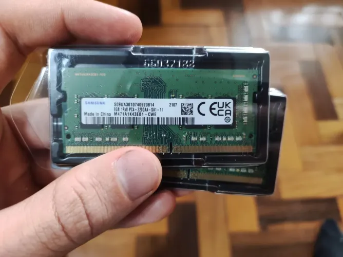 Memória RAM DDR4 8gb da SAMSUNG - Novo.