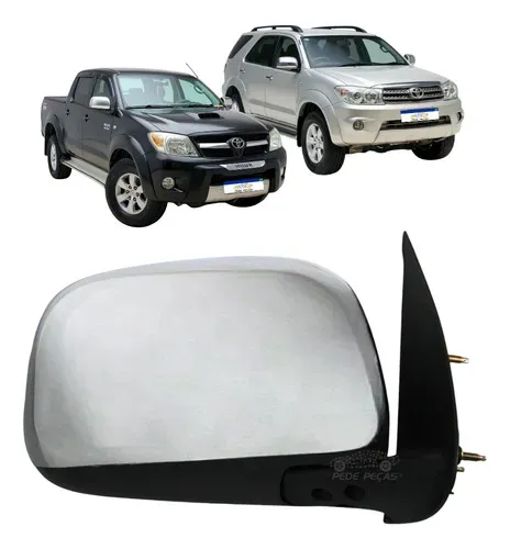 Retrovisor Manual Direito Toyota Hilux Sw4 2006 A 2015  Direito