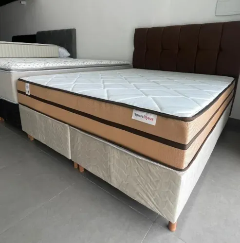 Cama Queen de molas ensacadas em oferta