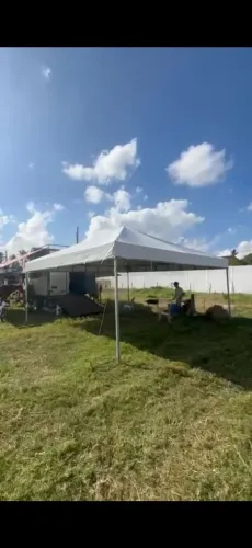 Vendo tenda 6×6 ferro galvanizado lona td1000
