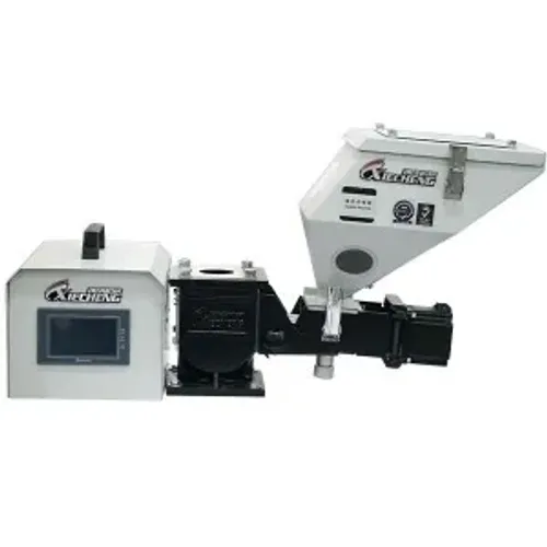 XCM-12MX - ALIMENTADOR COM MISTURADOR DE AÇO INOX PARA MATERIAL TERMOPLÁTICOS.