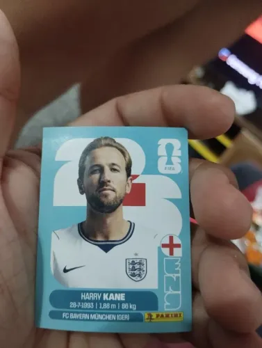 Figurinha do álbum da copa 2026 do Harry kani.