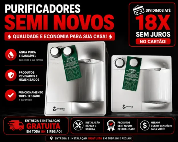 PURIFICADOR DE AGUA SEMI NOVO EVEREST