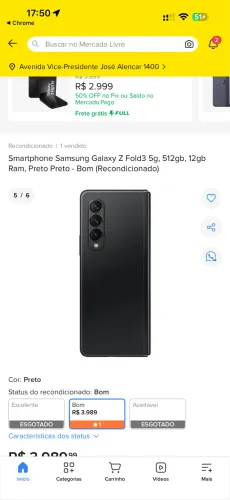 Samsung galaxy ZFold4 um mês de uso