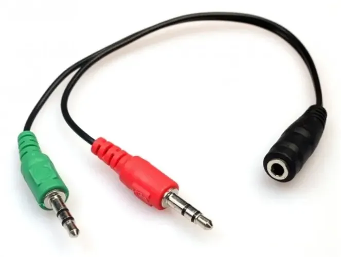 Cabo Adaptador P3 Fêmea para P2 Macho