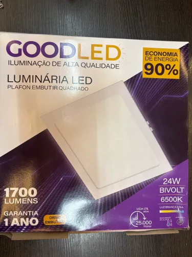 Plafon de embutir 24w 6500k