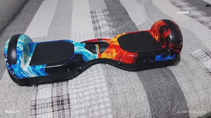 Skate elétrico hoverbord semi novo bom excelente pouco usado 
