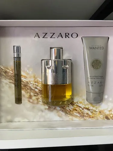 Kit Azzaro Wanted EDT - 100ml+ 1Hair And Gel - 75ml +1Travel Size - 10ml