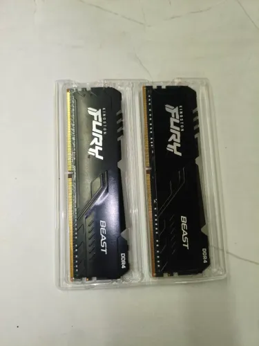 Memória Kingston Fury Beast RGB 32GB 2x16GB 3200Mhz DDR4,