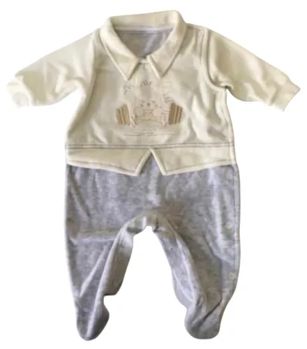 Macacão Bebê Plush TAM P  1-3 Meses 