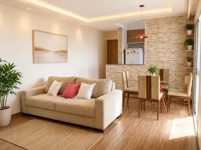 Um lar para se apaixonar: Apartamento Planejado e decorado no Portal do Parque, SJC